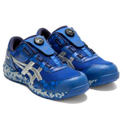ASICS（アシックス） 安全靴 BLUE Boa ウィンジョブ 限定品 : ワーク