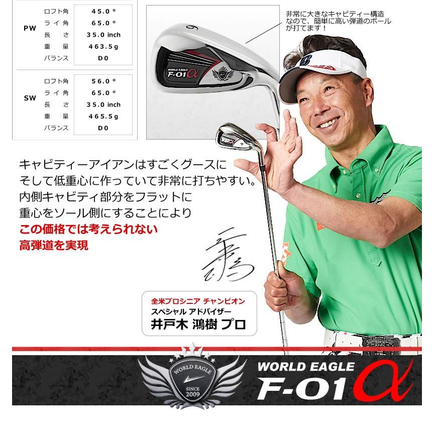 WORLD EAGLE ゴルフクラブセット ワールドイーグル メンズ F-01α 12点