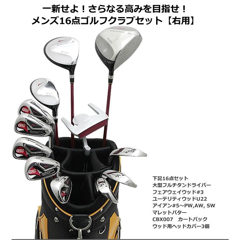 WORLD EAGLE ゴルフクラブセット ワールドイーグル メンズ WE-G510 16