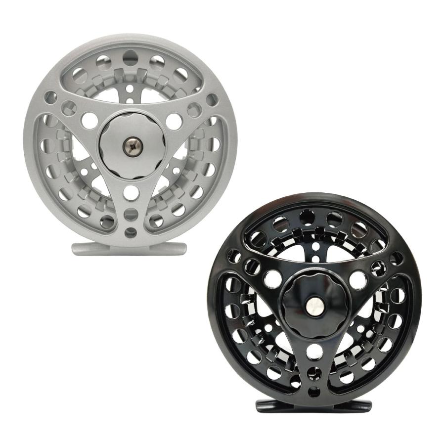 オルルド釣具 フライ用リール 3/4wt 5/6wt 7/8wt シルバー ブラック