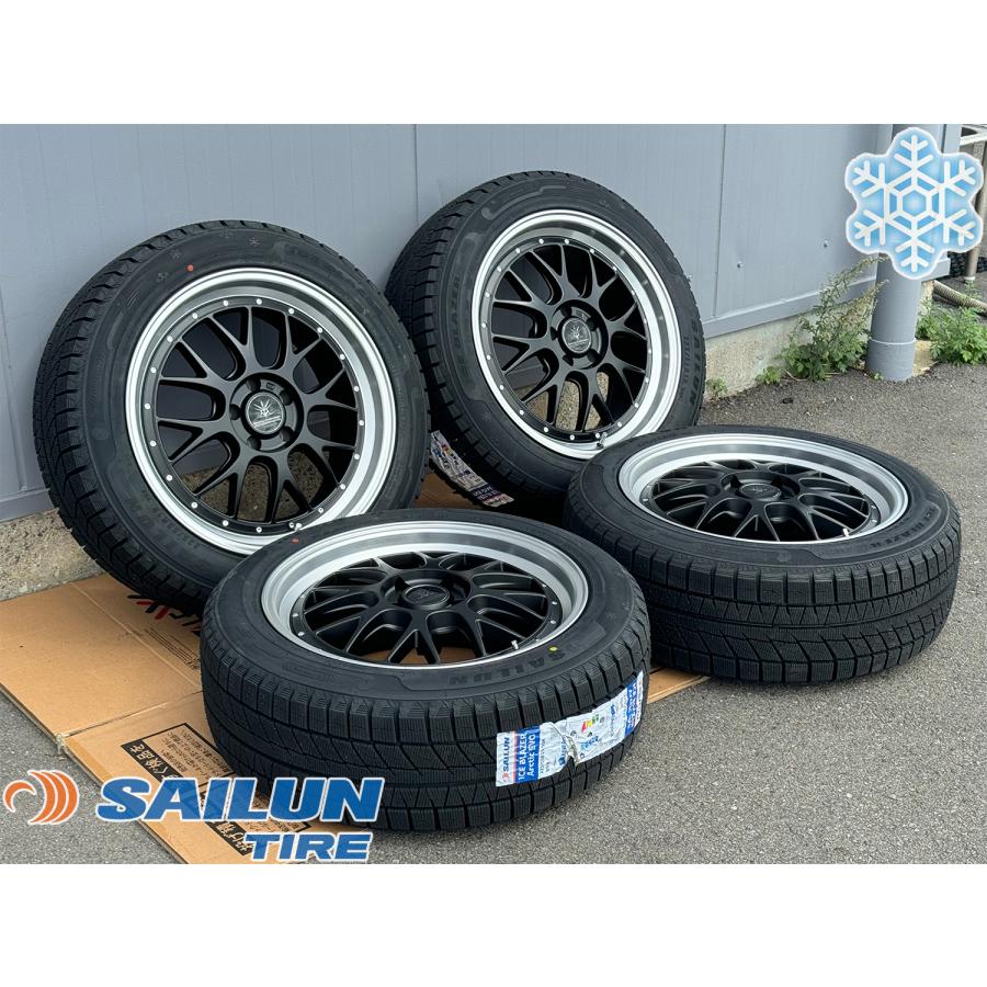スタッドレスタイヤ ホイール4本セット【トヨタ】ハリアー 80系 SAILUN