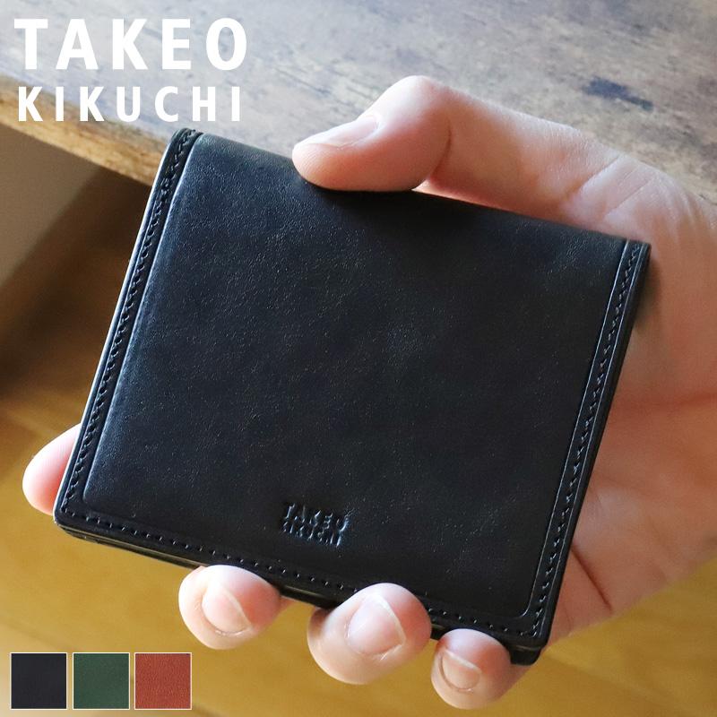 TAKEO KIKUCHI（タケオキクチ） CORTY コルティ 二つ折り財布 小銭入れ