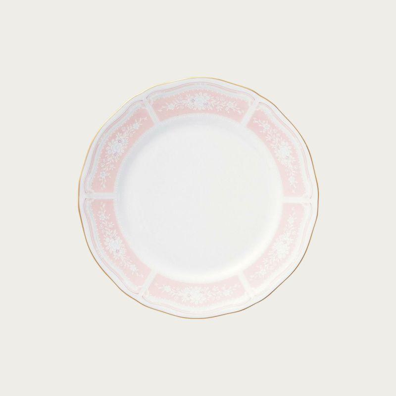 ノリタケ Noritake レースウッドゴールド 18cmプレート 中皿 ブルー