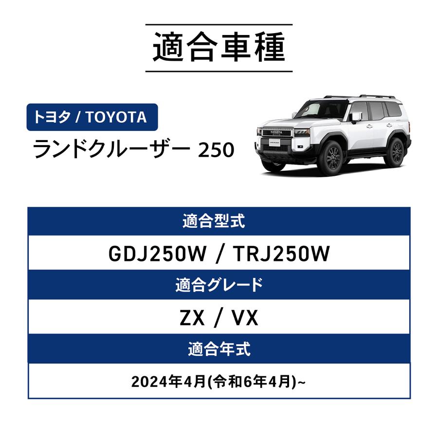 ランドクルーザー 250 フロアマット ランクル 250系 フロア ラゲッジ