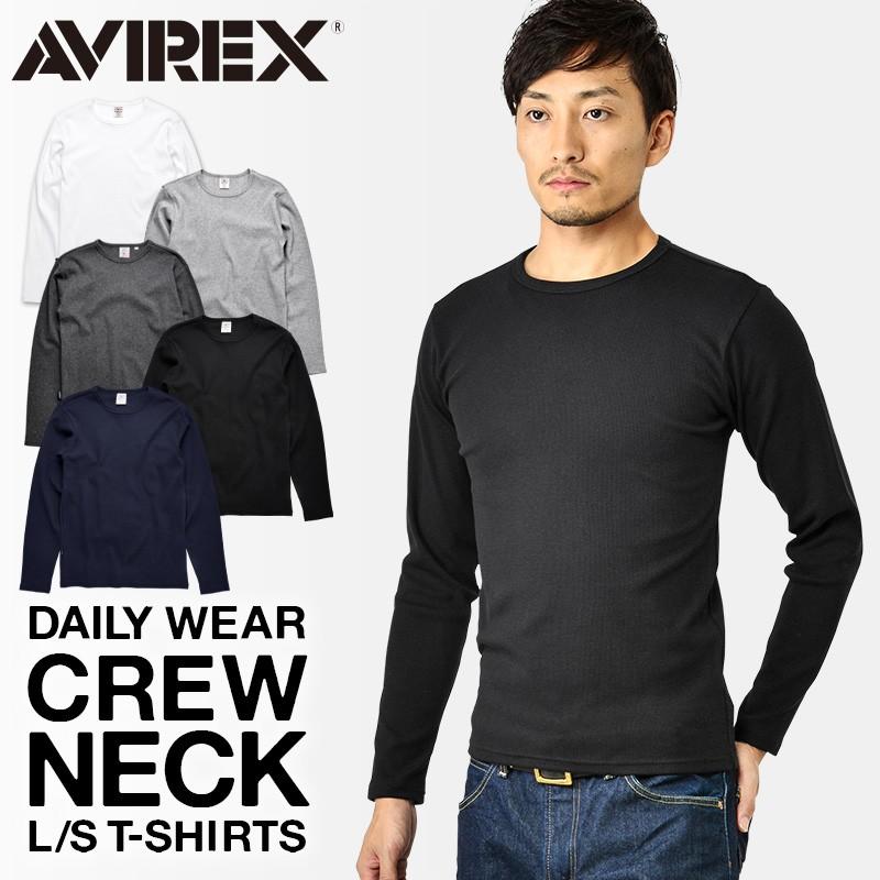 AVIREX（アヴィレックス） アビレックス 長袖 クルーネック Tシャツ