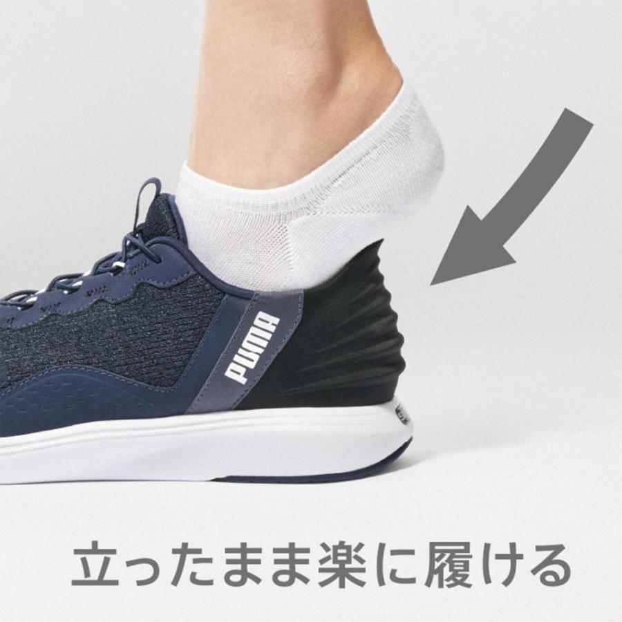 PUMA（プーマ） スニーカー メンズ スリッポン 厚底 ハンズフリー 黒