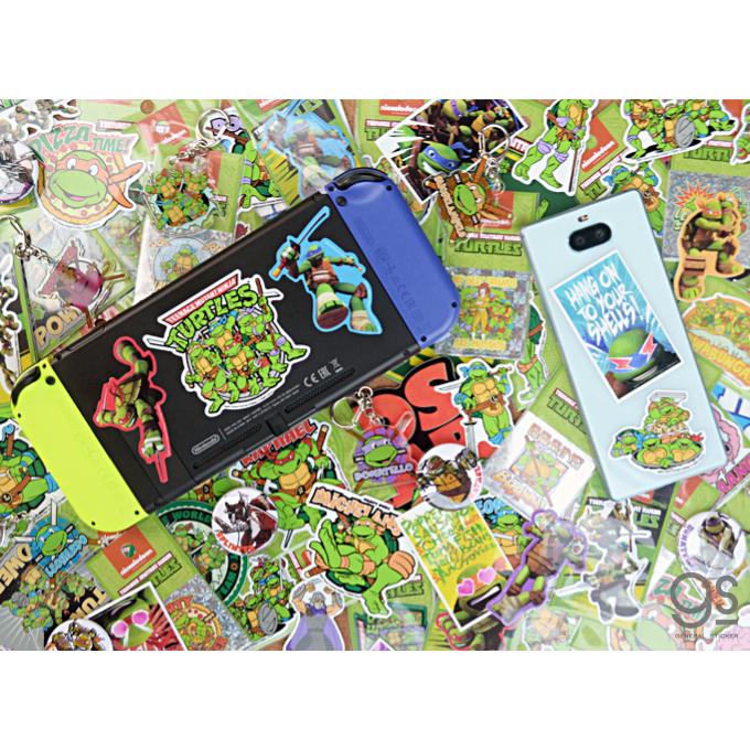 ミュータント・タートルズ 土管からピザ ミニ キャラクターステッカー