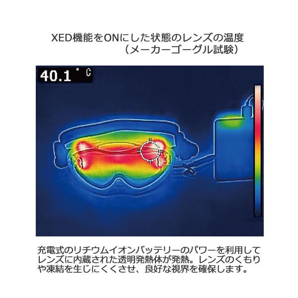 SWANS（スワンズ） スキーゴーグル 面発熱レンズ HEATレンズシステム