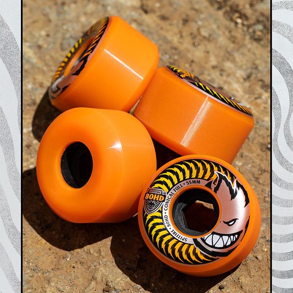 SPITFIRE WHEELS スケボー ソフトウィール SPITFIRE 80HD FADE ORANGE