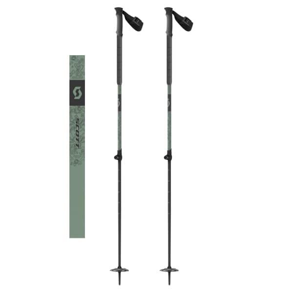 SCOTT（スコット） スキーポール ALUGUIDE POLES 6312 kaki green 伸縮