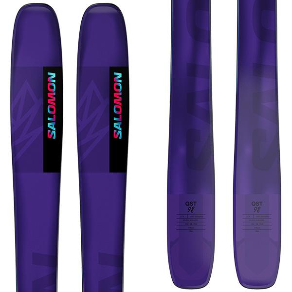 SALOMON（サロモン） スキー板 2025 QST 98 スキー板 単品 (板のみ
