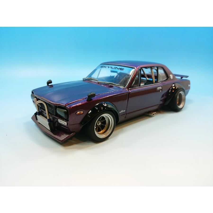 京商 1/18 日産 スカイライン 2000 GT-R KPGC10 ハコスカ カスタム品
