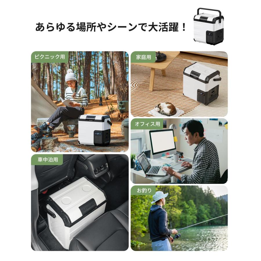 EENOUR 車載冷蔵庫 EENOUR D18PRO 冷温庫 18L ポータブル冷蔵庫 -20~60