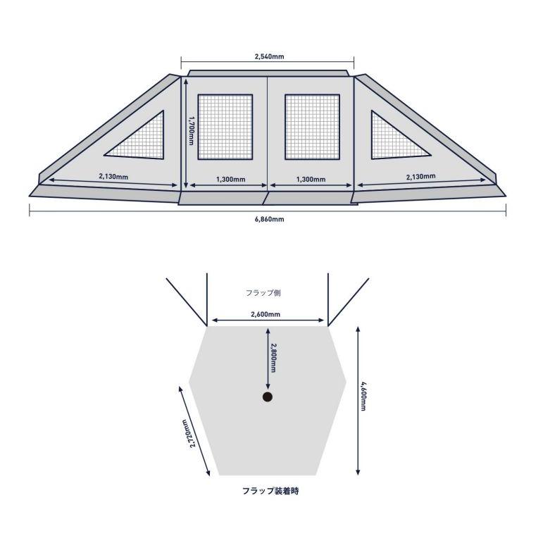 テンマクデザイン（tent-Mark DESIGNS） サーカスTC DX専用 フロント