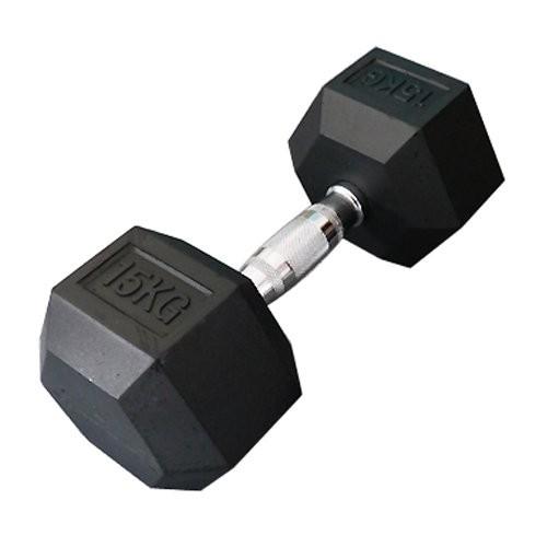 WILD FIT（ワイルドフィット） 固定式 六角ダンベル 15kg / WILD FIT