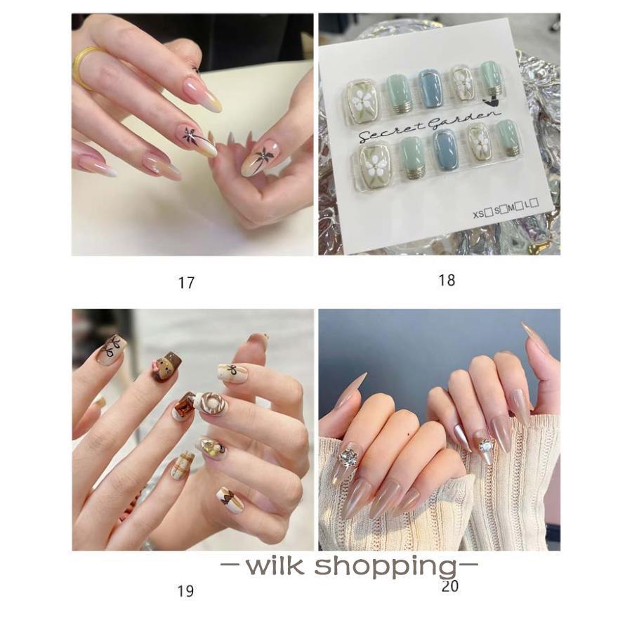 全20種類】ネイルチップ ショート ロング アーモンド つけ爪 ポイント