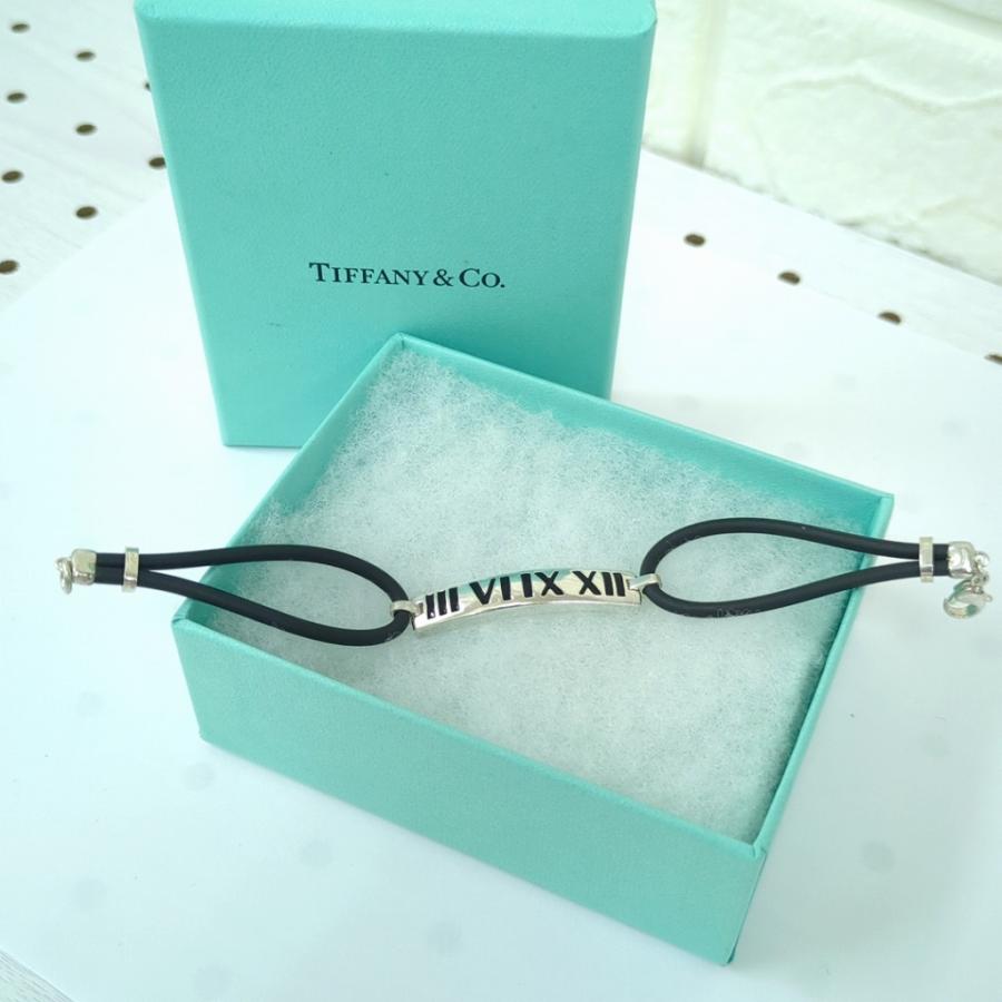 TIFFANY ティファニー アトラス ラバー ブレスレット SV925 TIFFANY&Co