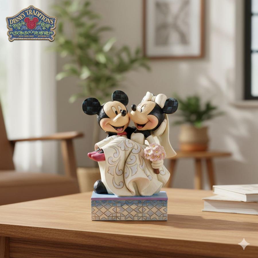 Disney（ディズニー） ミッキーとミニー 結婚式 ウェディング 16.8cm