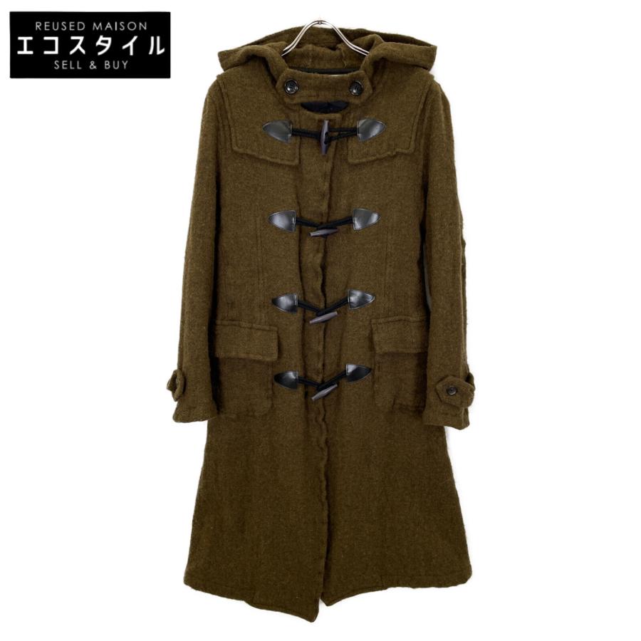 COMME des GARCONS モスグリーン 縮絨 ダッフルコート コート 表記なし