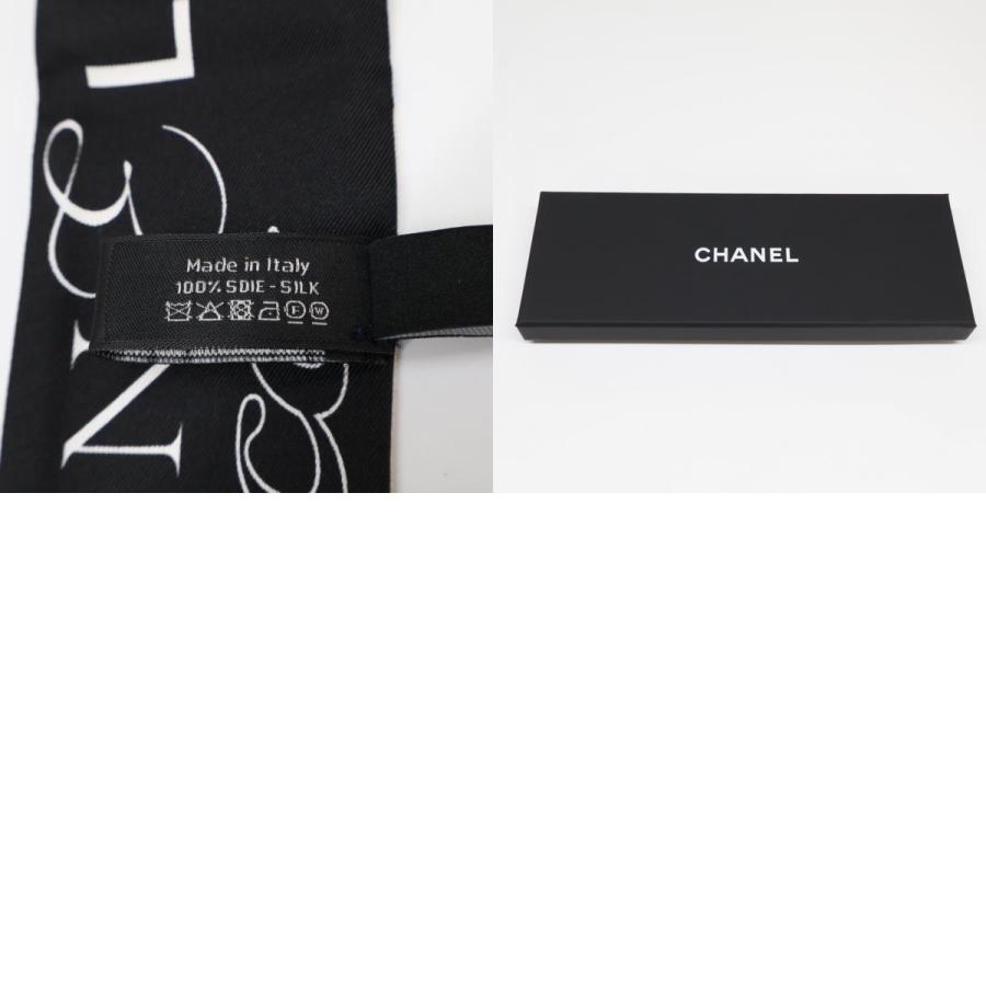 CHANEL（シャネル） 新品同様/ ロゴxココマーク シルク ツイリー