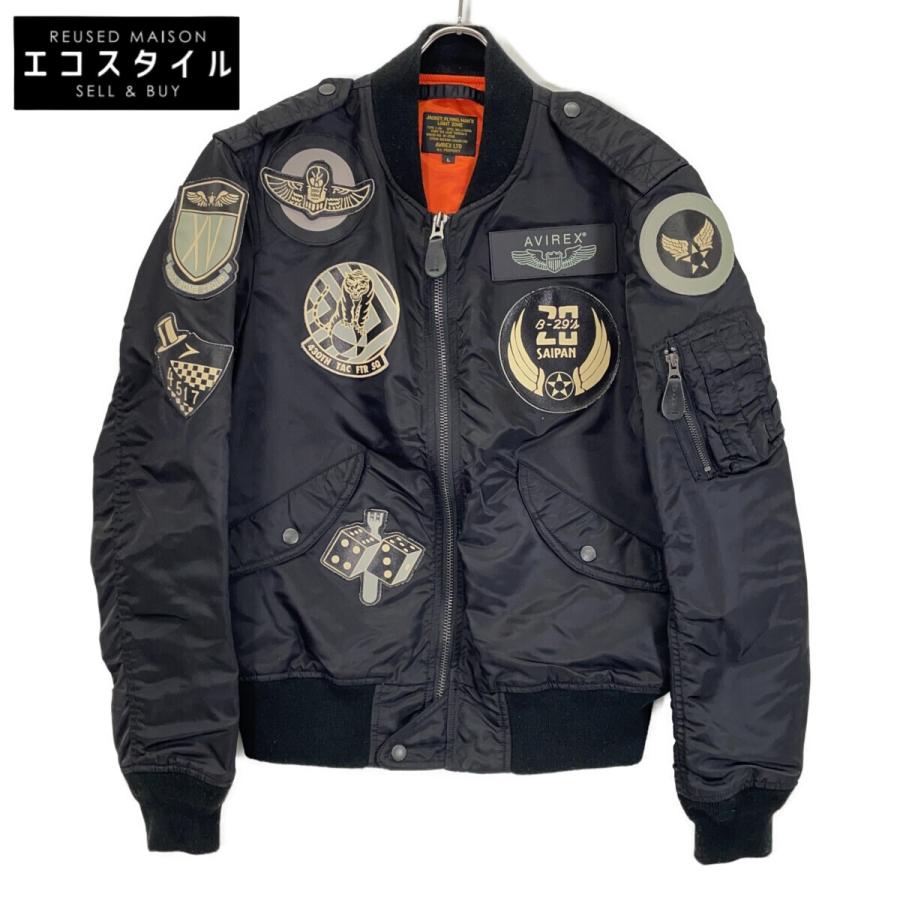 AVIREX（アヴィレックス） 6152132 ブラック L-2B フライトジャケット