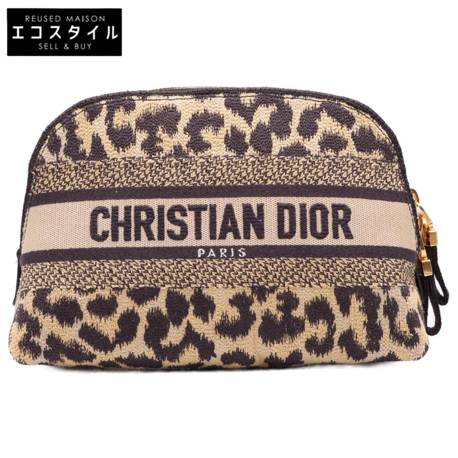 美品/22年製 Christian Dior クリスチャンディオール レオパード