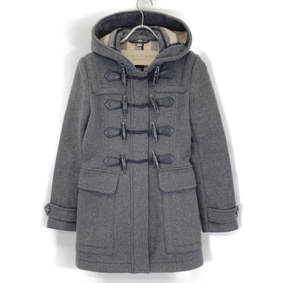 ピンクの猫】BURBERRY BRIT バーバリー ウールコート 中古・古着通販