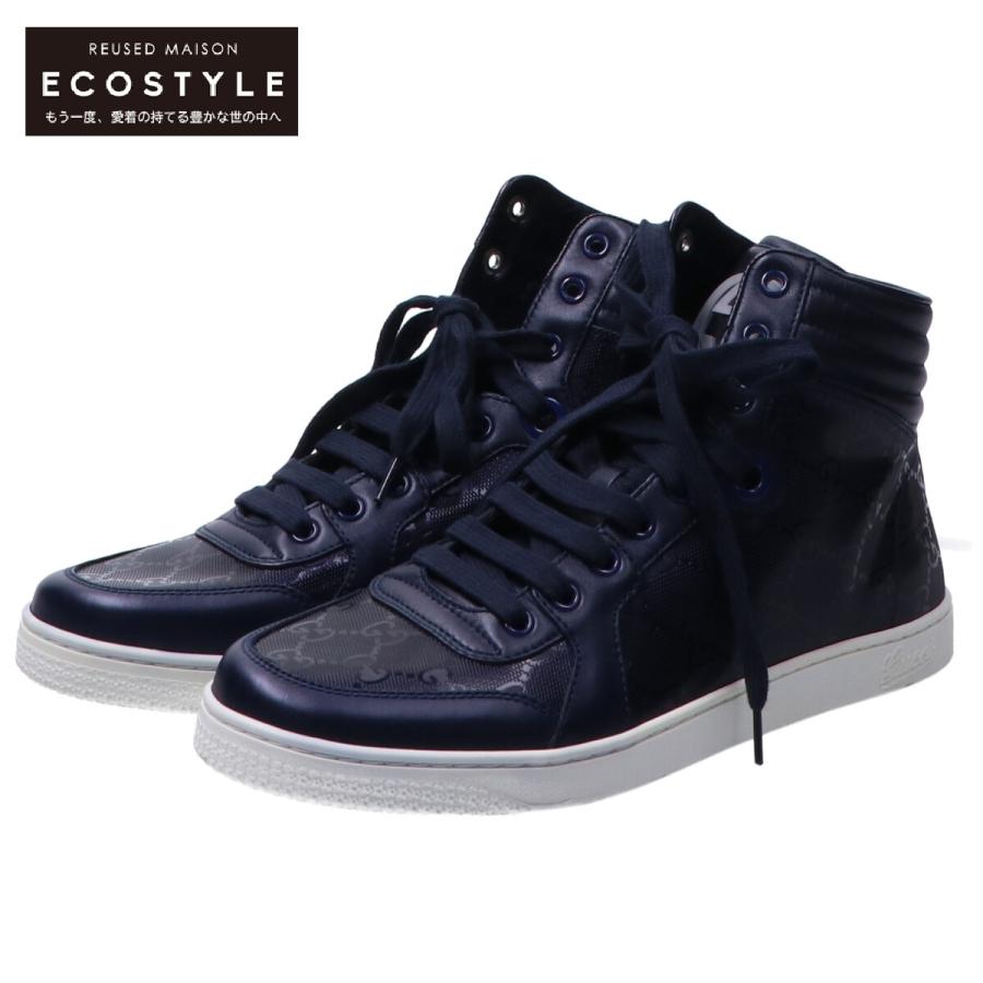 GUCCI（グッチ） 224778 GGインプリメ/レザー ハイカットスニーカー