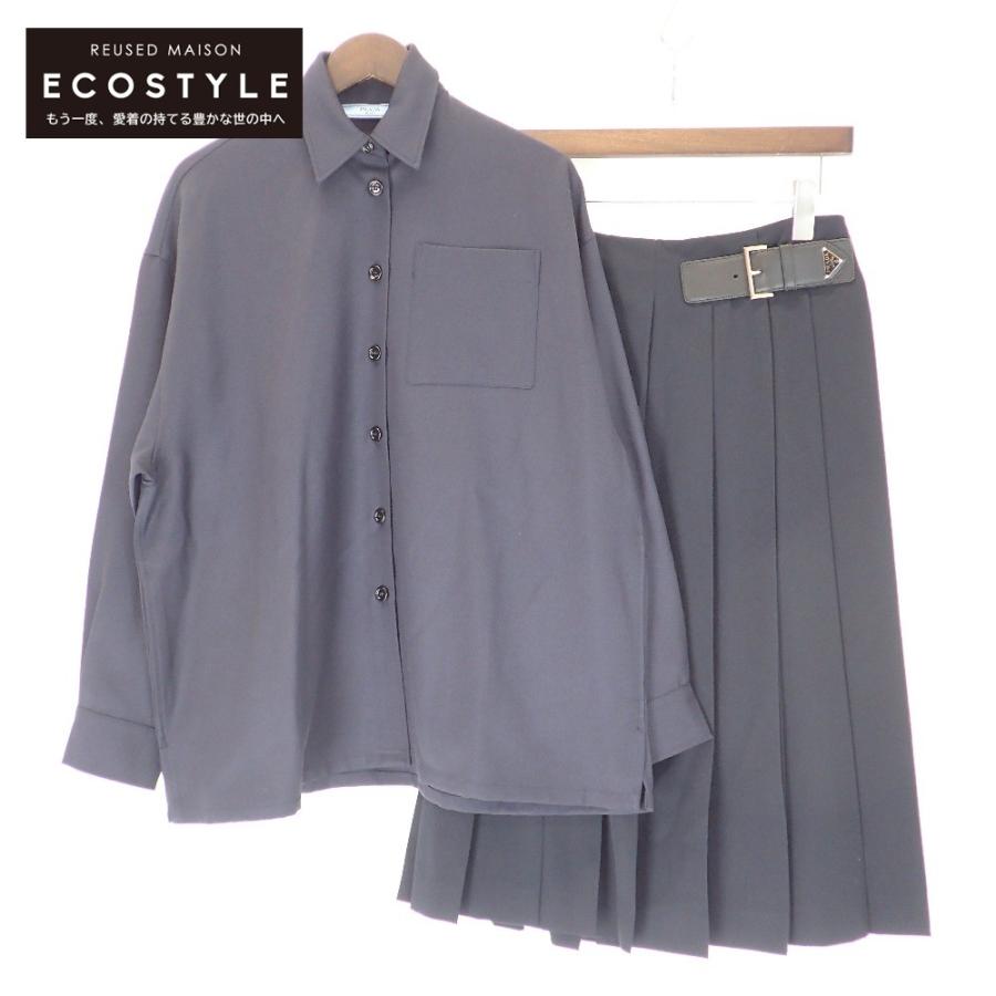 PRADA（プラダ） 美品/国内正規/21年製 P495F/P122UE 長袖シャツ