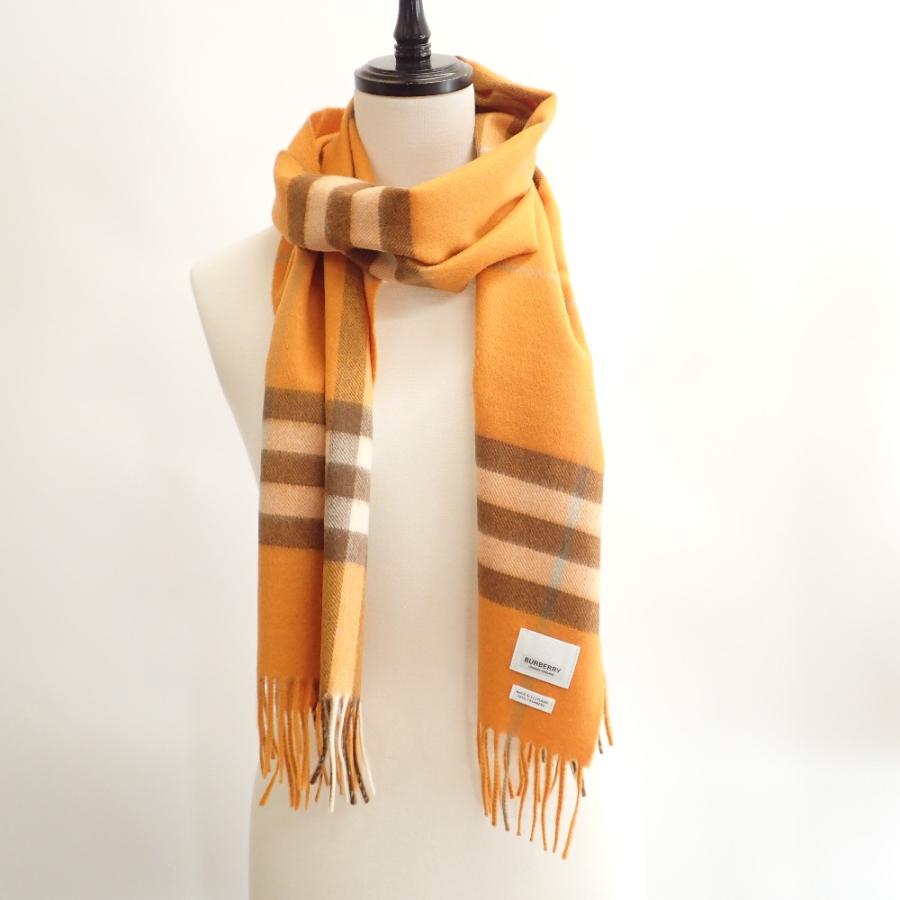 BURBERRY（バーバリー） 新品同様 8016397 チェック柄 カシミヤ100