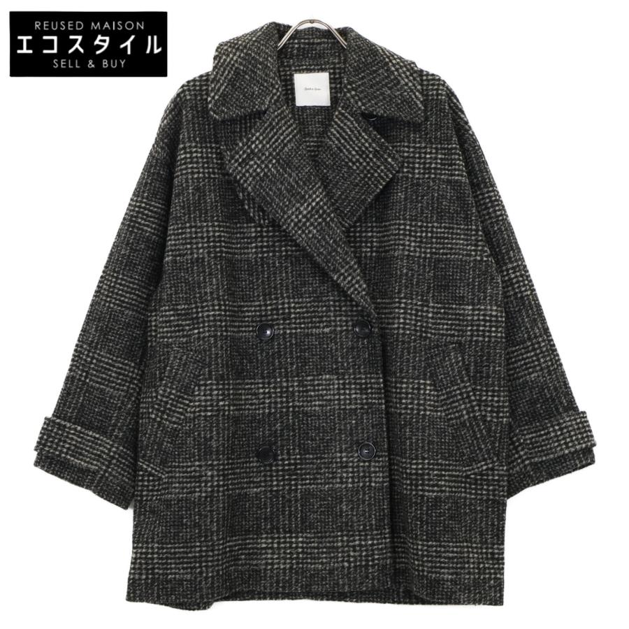 Spick&Span スピック＆スパン 24AW ブラック Wスライバーチェック