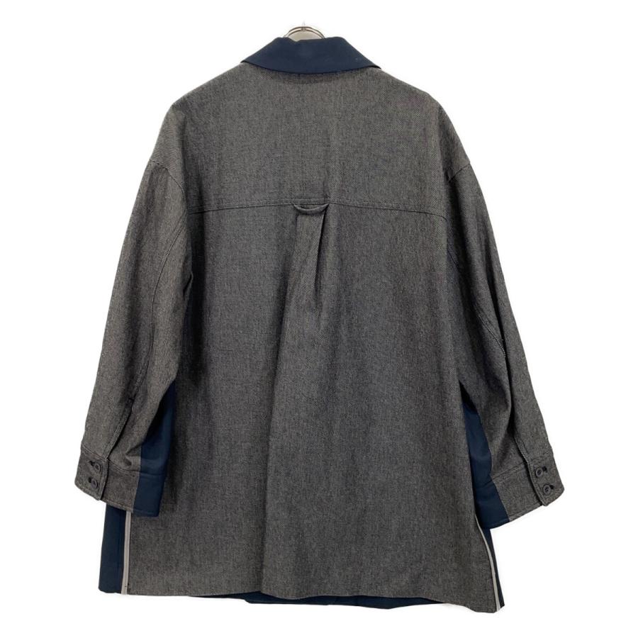 AMERI アメリヴィンテージ ネイビー BACK DENIM DETAIL BLAZER