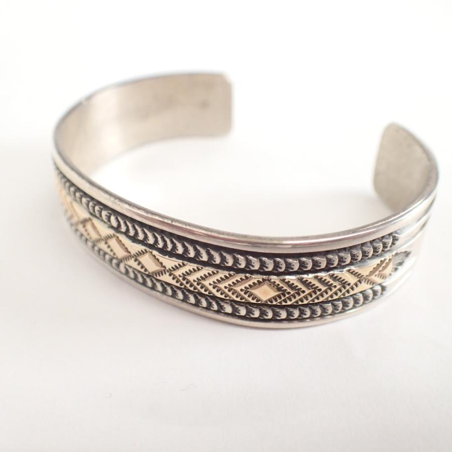 Bruce Morgan ブルース・モーガン 14K STERLING刻印 ナバホ族 スタンプ