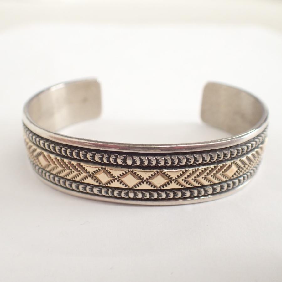 Bruce Morgan ブルース・モーガン 14K STERLING刻印 ナバホ族 スタンプ