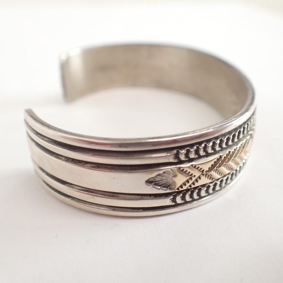 Bruce Morgan ブルース・モーガン 14K STERLING刻印 ナバホ族 スタンプ