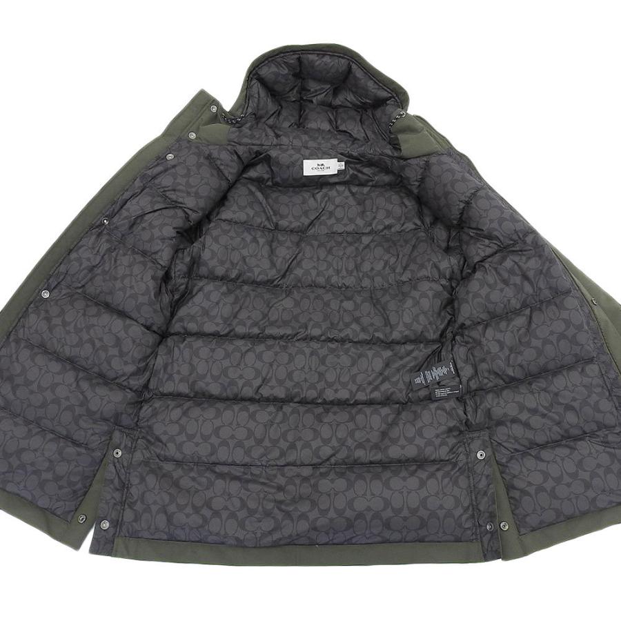 COACH（コーチ） 美品 ダウンモッズコート メンズ モスグリーン M 6517