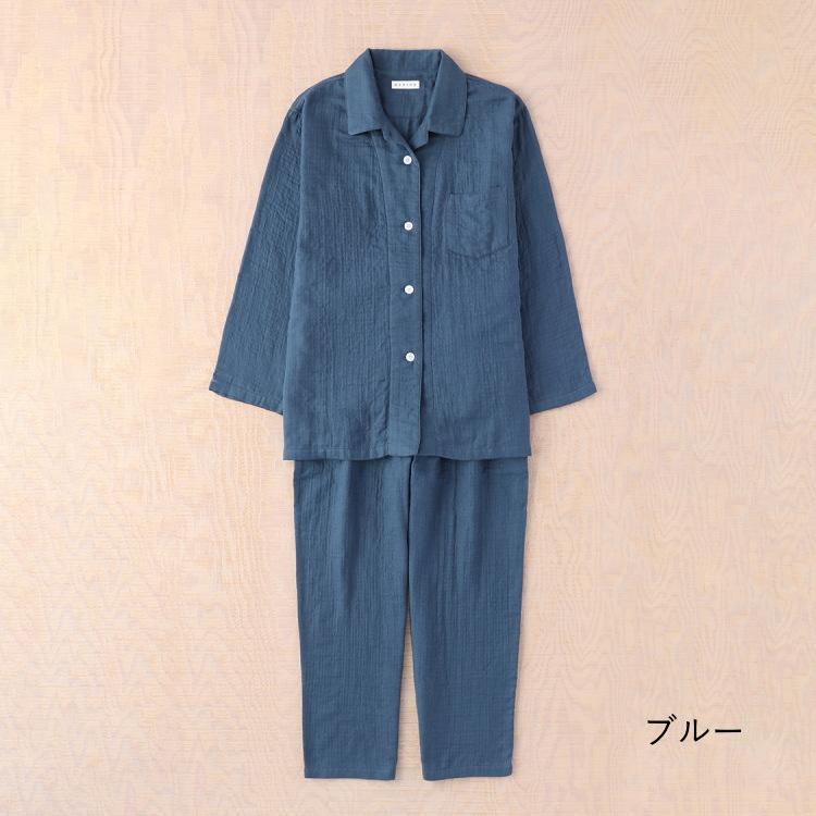 UCHINO ガーゼパジャマ レディース 長袖 秋冬 | マシュマロガーゼ