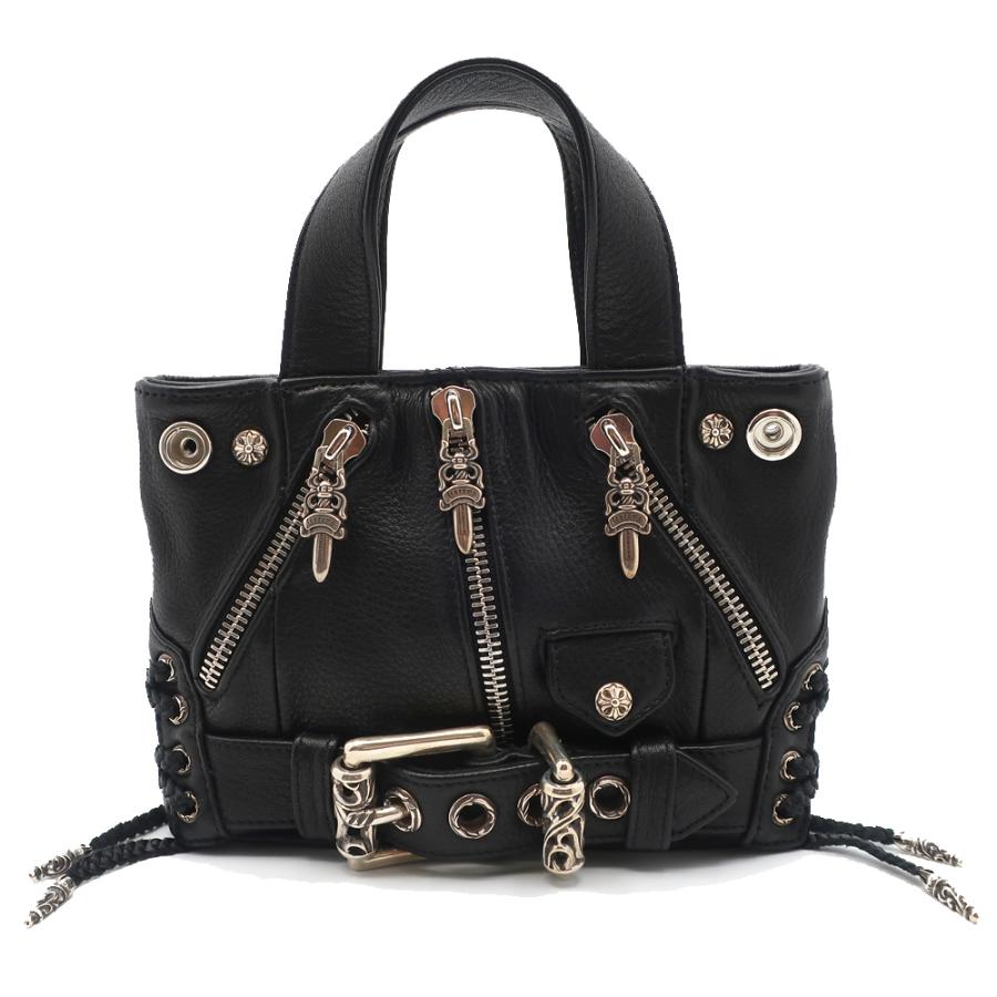 天白】CHROME HEARTS クロムハーツ CH ハンドバッグ JJディーン ミニ