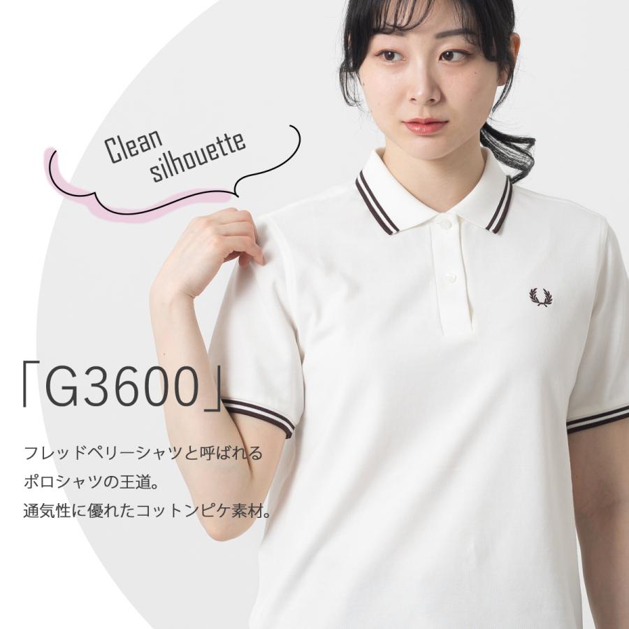 FRED PERRY（フレッドペリー） レディース ポロシャツ ポロ 半袖 G3600