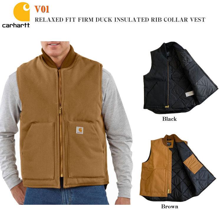 送料無料】【Carhartt】 V01 カーハート ダック ベスト アウトドア