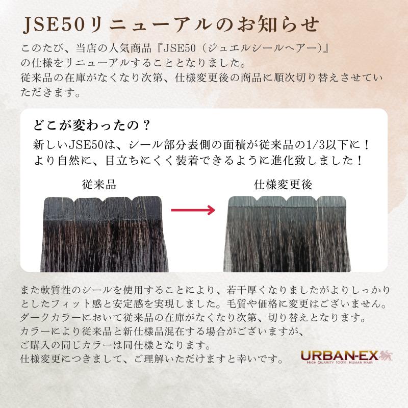 シールエクステ 約50cm 1シート(2本分) 人毛エクステ エクステ カラー