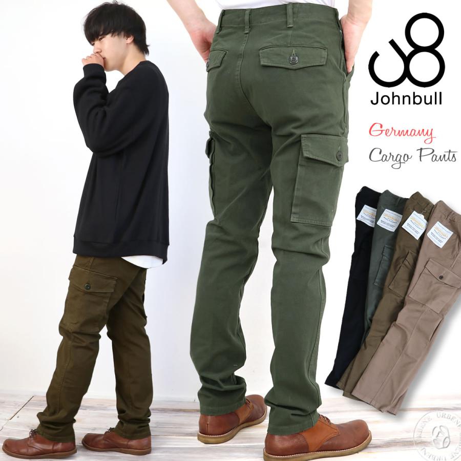 Johnbull（ジョンブル） カーゴパンツ メンズ スリムパンツ ストレッチ