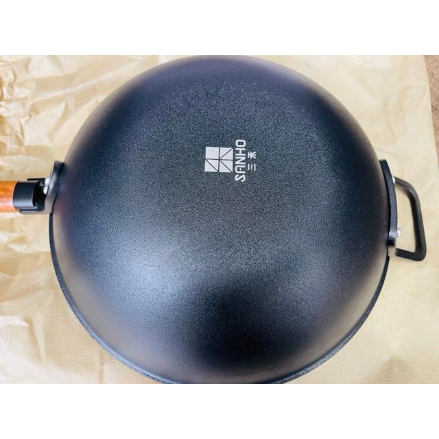 鉄製深型 フライパン 32cm 【未使用品】SANHO サンホ ノンスティック