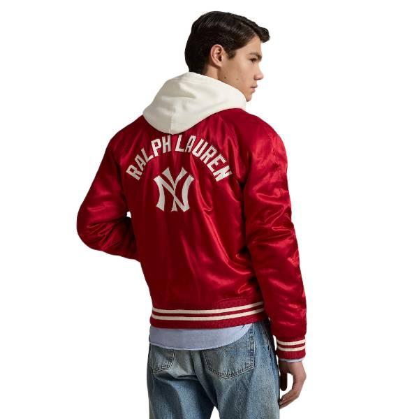 MLB公式 メンズ スタジャン アウター Polo Ralph Lauren ポロ ラルフ