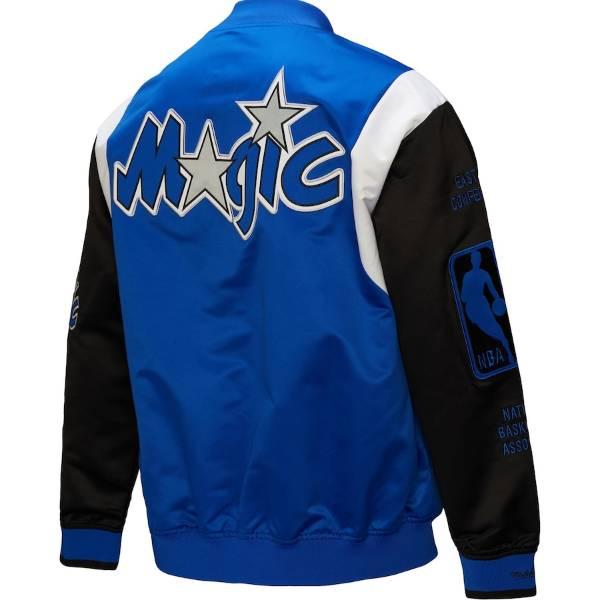 90s ミッチェルアンドネス NBA マジック スタジャン L 黒青 美品 90s