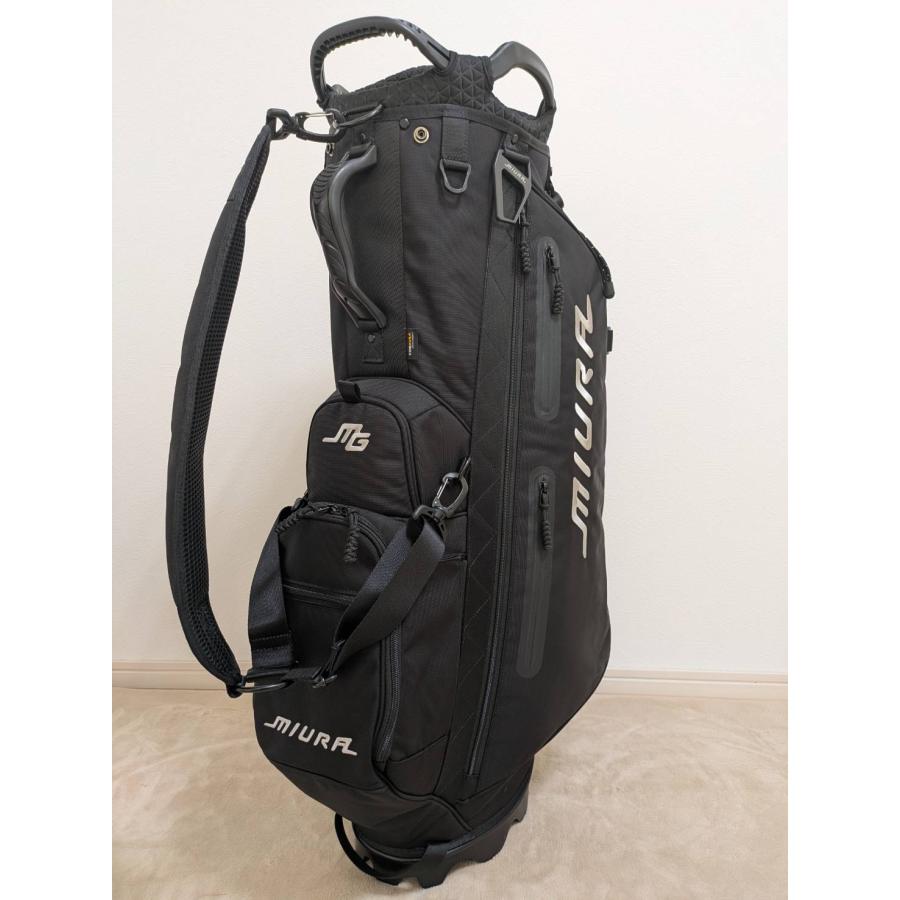 MIURA（三浦技研） 未使用品♪ 3点式 スタンドキャディバッグ ブラック