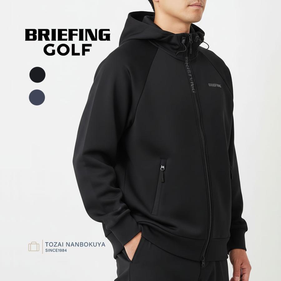 BRIEFING MENS 3Dロゴ ジップパーカー ブラック Lサイズ MEN'S 3D LOGO