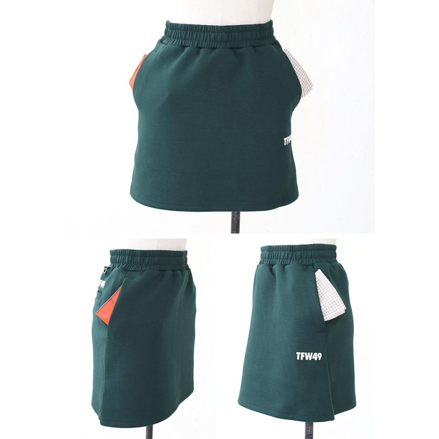 TFW49 ゴルフ ウエア スカート レディース CARDBOARD MATERIAL SKIRT