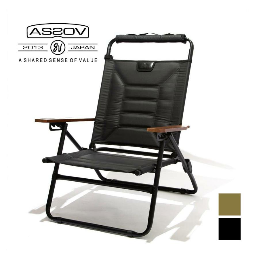 AS2OV（アッソブ） アウトドア HIGH BACK RECLINING LOW ROVER CHAIR