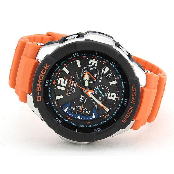G-SHOCK ジーショック Gショック 電波ソーラー オレンジ アナログ